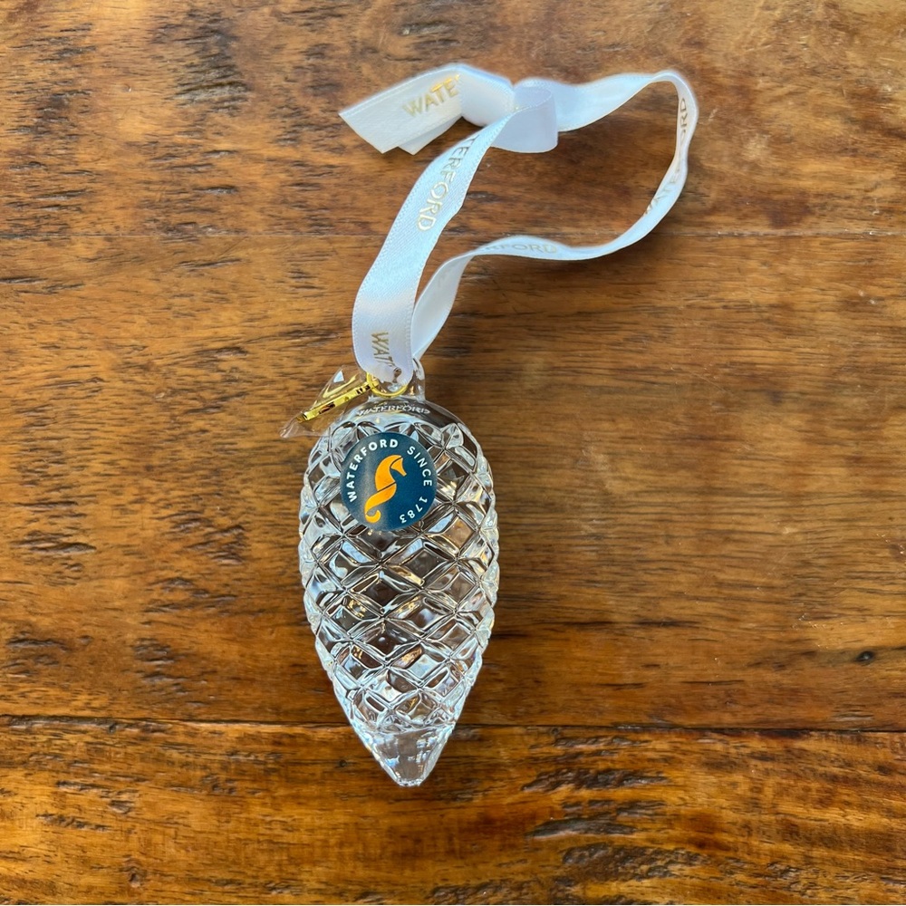 Pinecone crystal ornament, Waterford Crystal